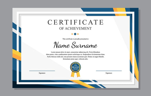 Standard Certificates