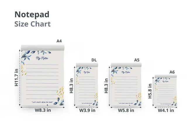 Custom Notepads 50 Sheets