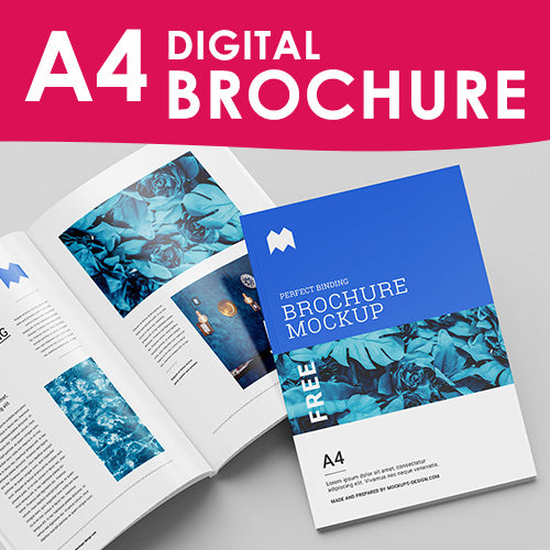 Custom Half Fold Brochures – A4 Size
